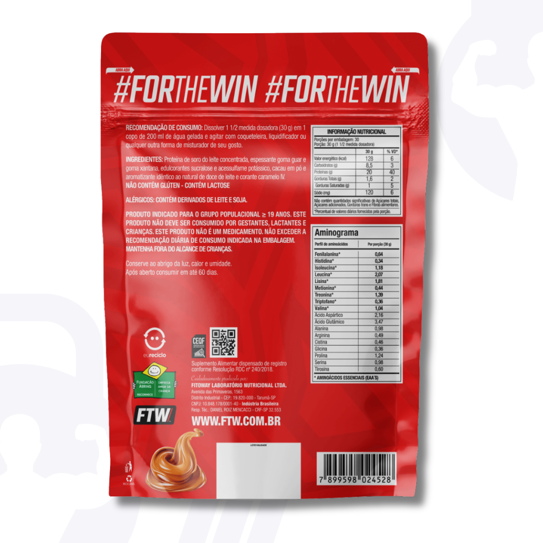 100% WHEY PROTEIN – REFIL 900g FTW