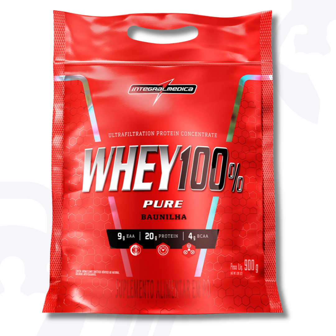 Whey 100% Pure Pouch – Integralmedica (900g)
