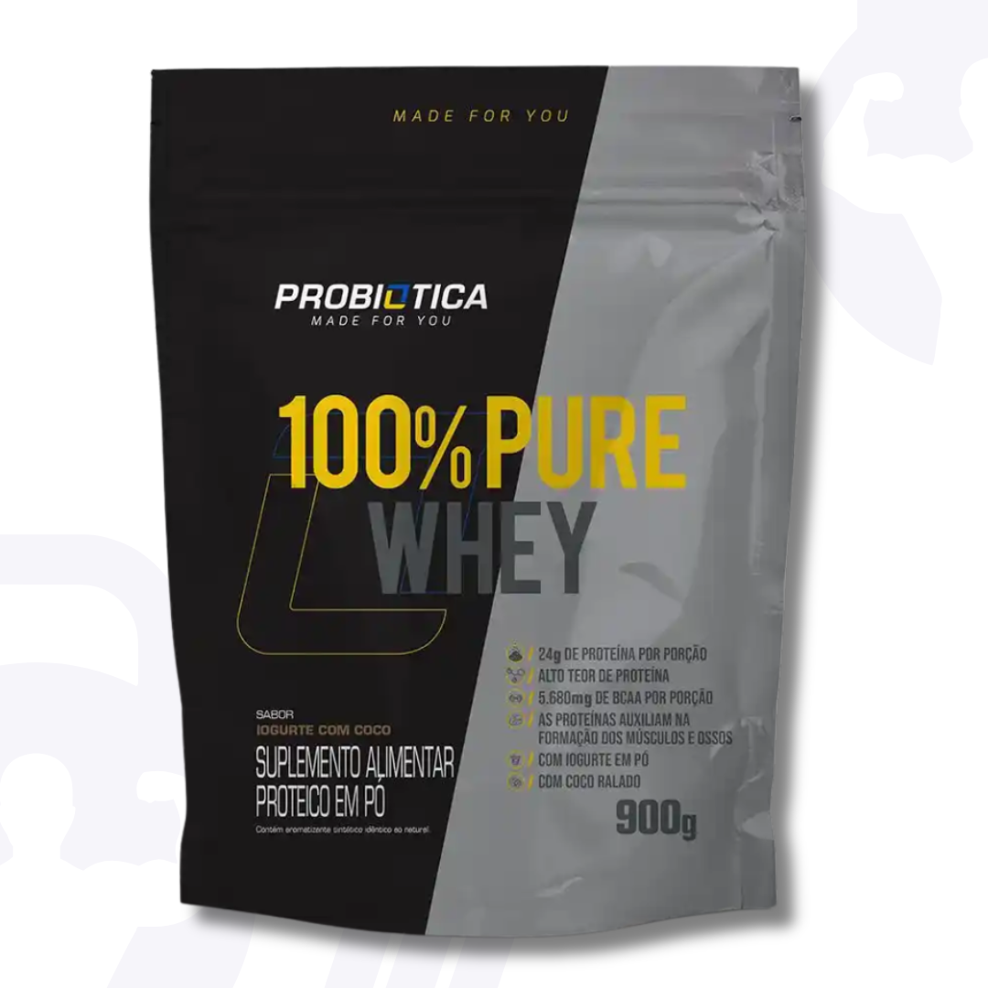 100% PURE WHEY – PROBIÓTICA (900g)