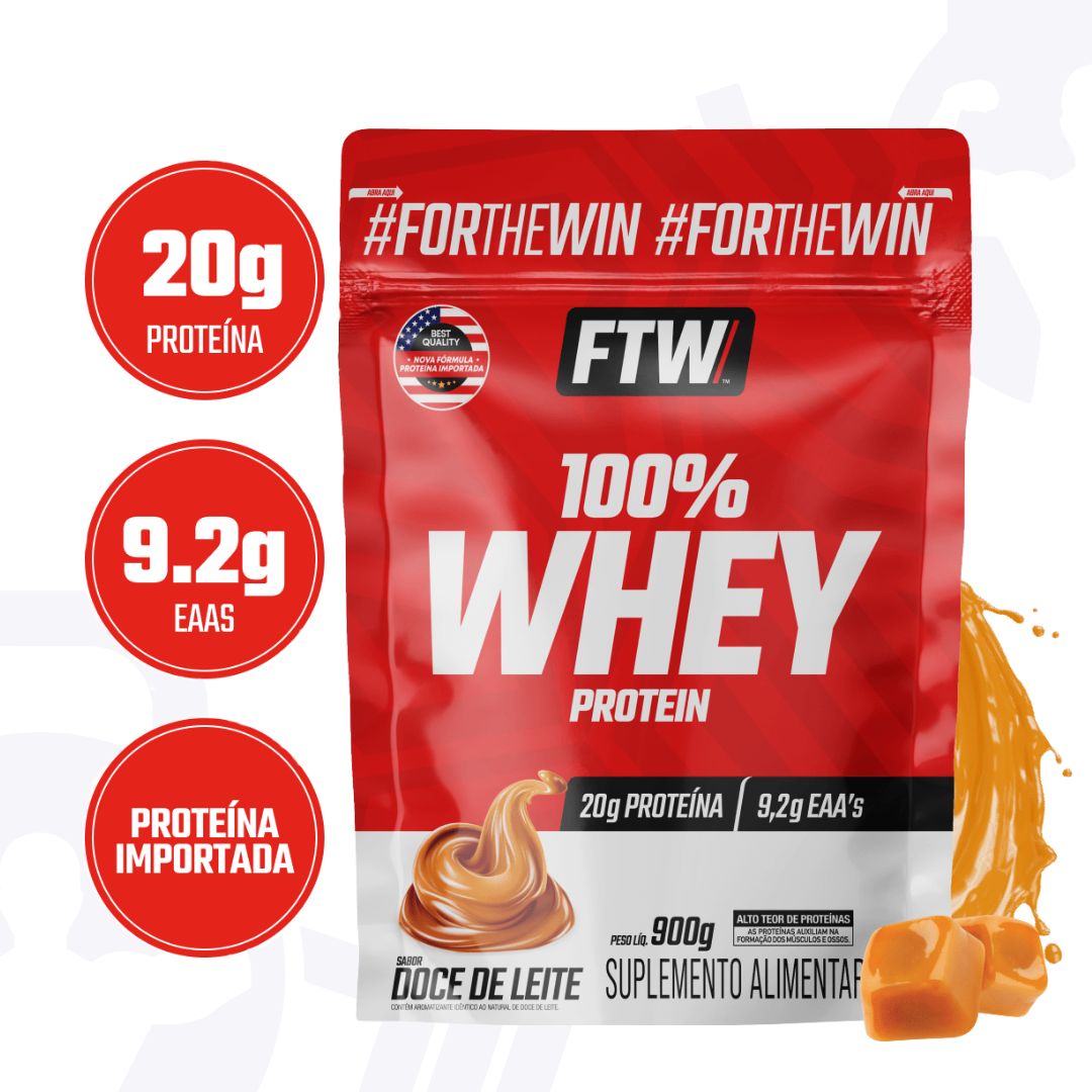 100% WHEY PROTEIN – REFIL 900g FTW
