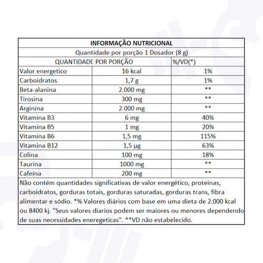 HUGER PRÉ-TREINO – INTEGRALMÉDICA (160g)