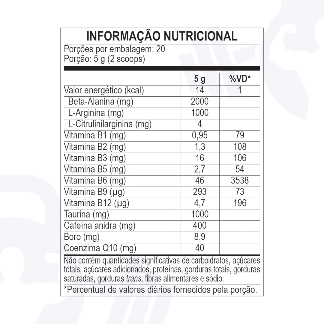 PRÉ-TREINO NUCLEAR RUSH – BODYACTION 100g