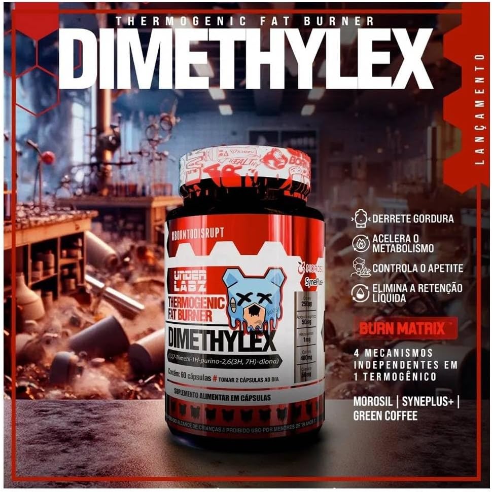 Dimethylex - Under Labz 60 Cápsulas