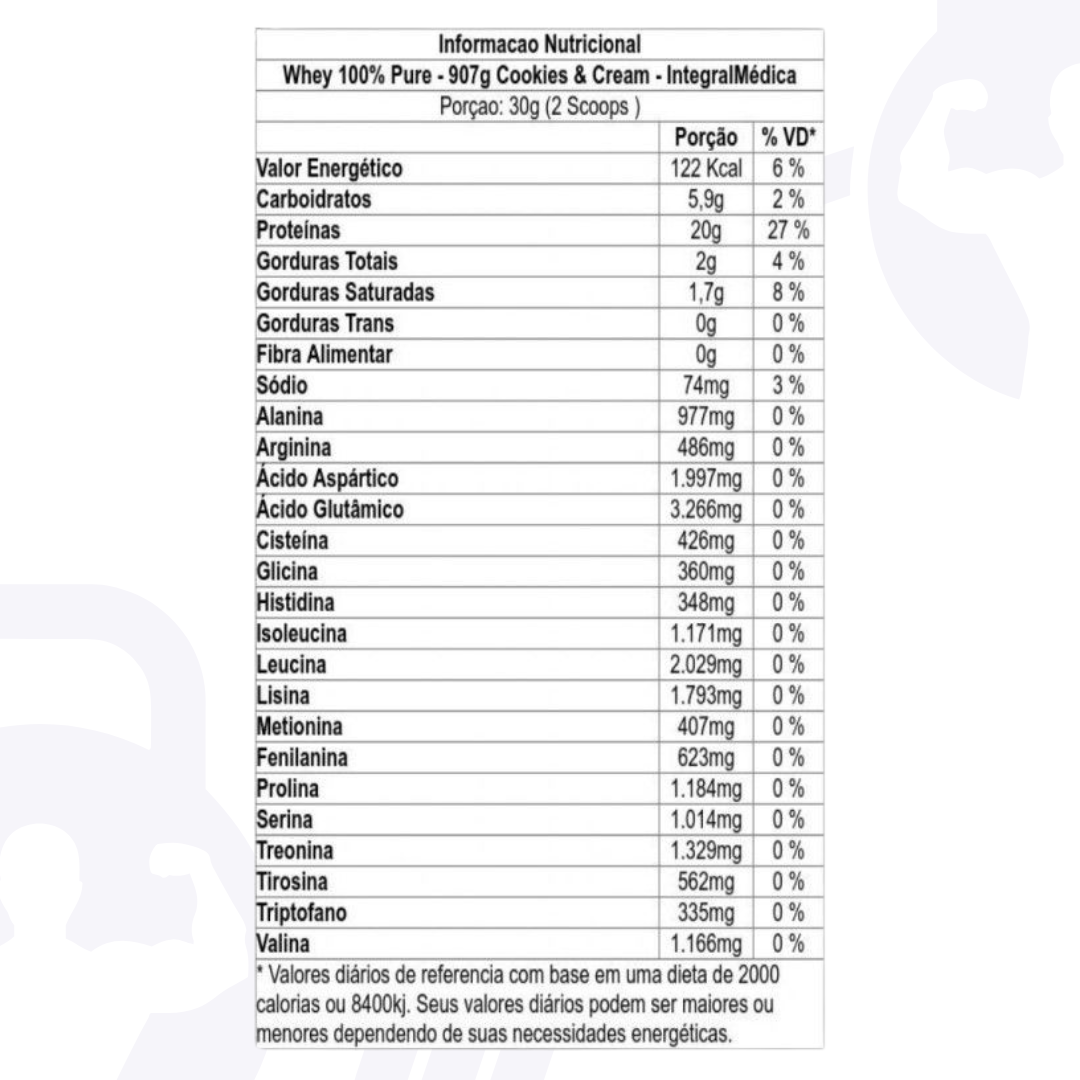 Whey 100% Pure – Integralmédica (1,8kg)