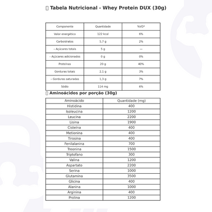 WHEY PROTEIN -  DUX (900g)